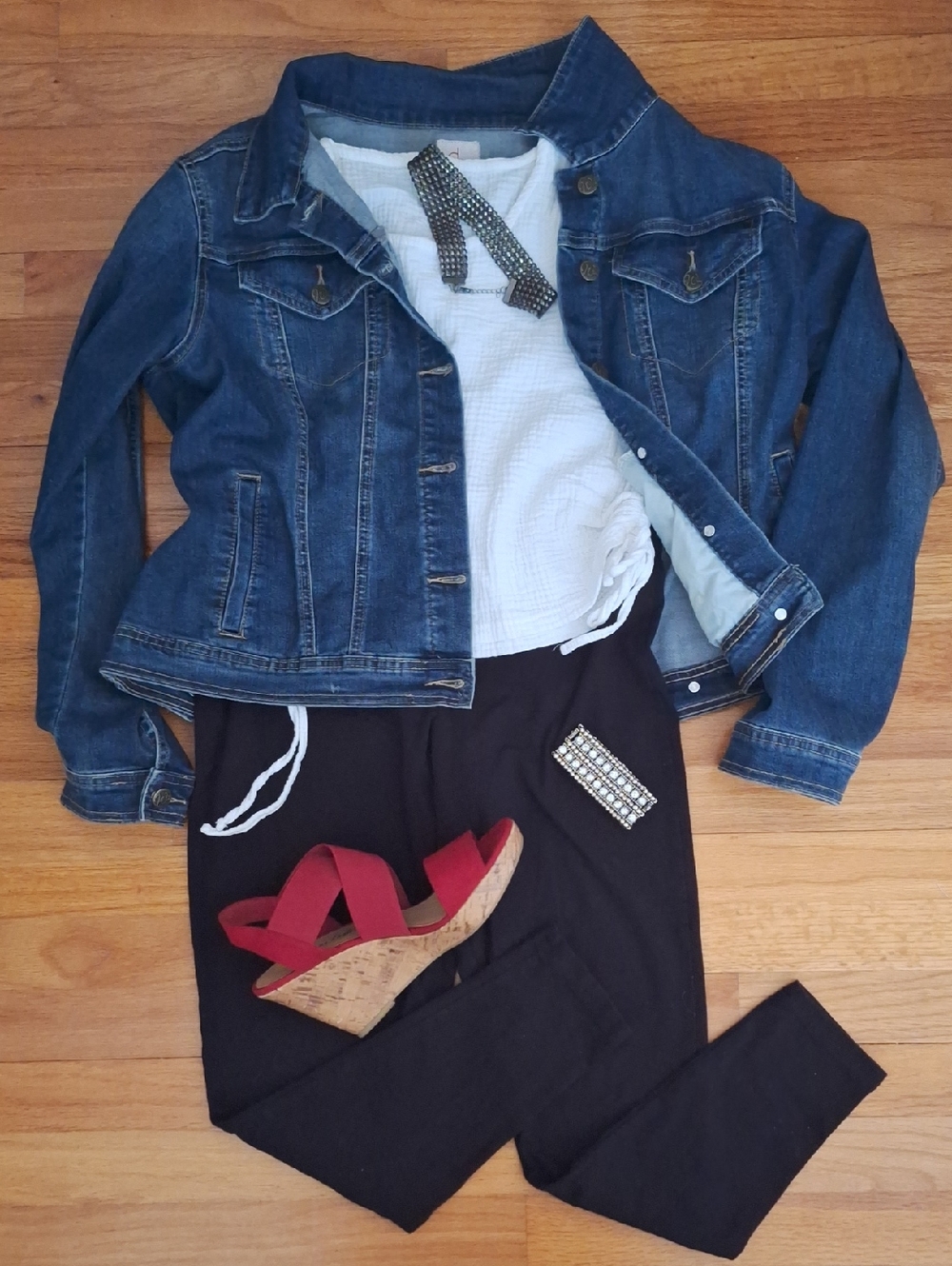 D&B Jean Jacket Womens Dark Denim Jacket